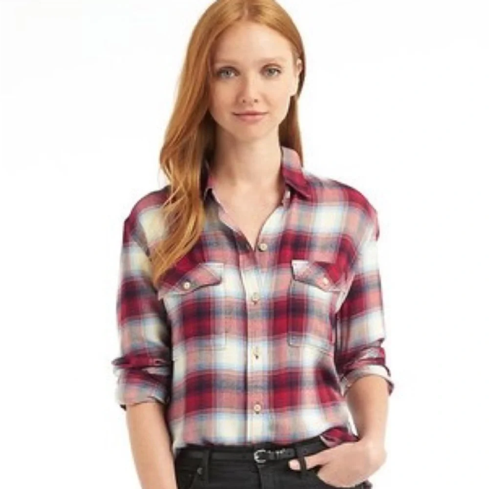 GAP x Pendleton Plaid Boyfriend Shirt - Picture 1 of 6